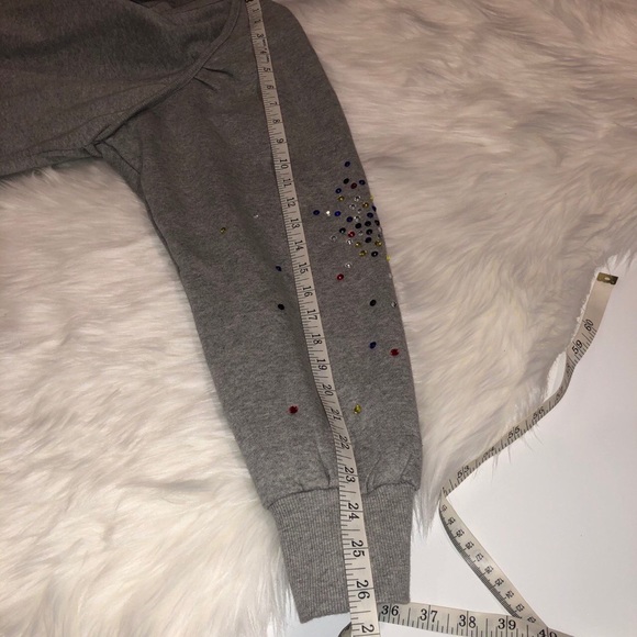 Think About Gray Beaded Detail Size XS Long Sleeve - Picture 6 of 14